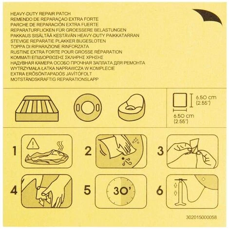 BESTWAY RUSTINE EXTRA FORTE POUR GROSSE RÉPARATION (62068) 6 BESTWAY RUSTINE EXTRA FORTE POUR GROSSE RÉPARATION (62068) – Image 4