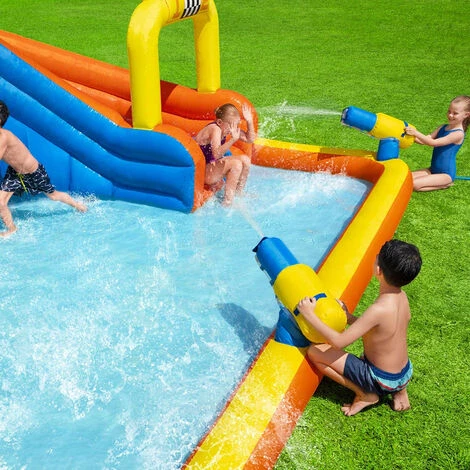 Aire De Jeux Gonflable Piscine Pour Enfants Super Speedway Bestway 53377 4 Aire De Jeux Gonflable Piscine Pour Enfants Super Speedway Bestway 53377 – Image 2