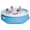 Piscine Hors Sol Bestway Fast Set 2,44 X 0,61 M Avec Filtre à Cartouche -BESTWAY Soldes Boutique 50760516 1