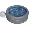 Spa Gonflable Rond BESTWAY Lay-Z Santorini Hydrojet Pro 5 à 7 Personnes - Grey