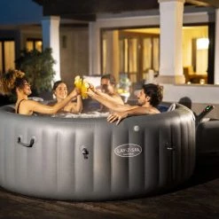 Spa Gonflable Rond BESTWAY Lay-Z Santorini Hydrojet Pro 5 à 7 Personnes - Grey 9 Spa Gonflable Rond BESTWAY Lay-Z Santorini Hydrojet Pro 5 à 7 Personnes - Grey -BESTWAY Soldes Boutique 50897464 3
