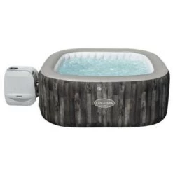 Spa Gonflable Carré BESTWAY - 6 Places - 180 X 180 X 71 Cm - Lay-Z-Spa Majorca Hydrojet Pro - 60093