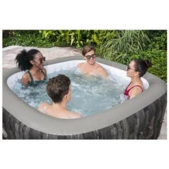 Spa Gonflable Carré BESTWAY - 6 Places - 180 X 180 X 71 Cm - Lay-Z-Spa Majorca Hydrojet Pro - 60093 -BESTWAY Soldes Boutique 52410796 3