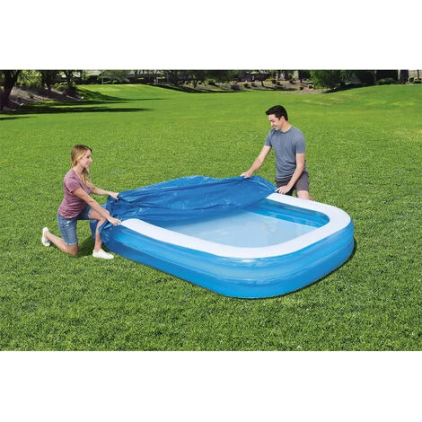 Couverture De Piscine Bestway Flowclear - Blauw 6 Couverture De Piscine Bestway Flowclear - Blauw – Image 4