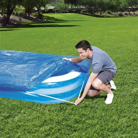 Couverture De Piscine Bestway Flowclear - Blauw 7 Couverture De Piscine Bestway Flowclear - Blauw – Image 5
