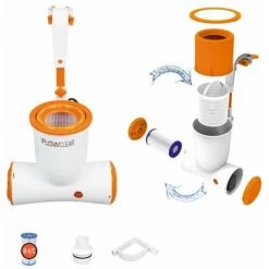 BESTWAY Skimmer Pompe Filtration 3,9m3-h Piscine -BESTWAY Soldes Boutique 53083736 2
