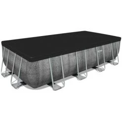 Piscine Hors-sol Tubulaire Bestway Power Steel Ratán 549x274x122 Cm Épurateur à Cartouche De 5 678 L/H Bâche Et Échelle -BESTWAY Soldes Boutique 53282170 3