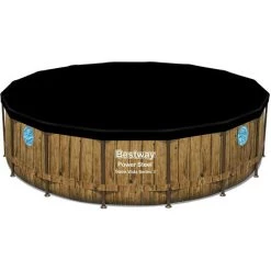 Piscine Hors Sol Tubulaire Bestway Power Steel Design Pierre Ø488x122 Cm Épurateur à Cartouche De 5.678 L/h Bâche, Échelle 9 Piscine Hors Sol Tubulaire Bestway Power Steel Design Pierre Ø488x122 Cm Épurateur à Cartouche De 5.678 L/h Bâche, Échelle -BESTWAY Soldes Boutique 53282191 3