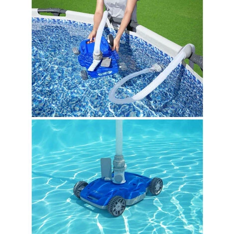 Robot Nettoyeur Pour Piscines Jusqu'à 6,70 Cm Bestway Flowclear Aqua Drift Réservoir De 11,7 Litres Avec Tuyau Et Connecteurs 4 Robot Nettoyeur Pour Piscines Jusqu'à 6,70 Cm Bestway Flowclear Aqua Drift Réservoir De 11,7 Litres Avec Tuyau Et Connecteurs â Image 2