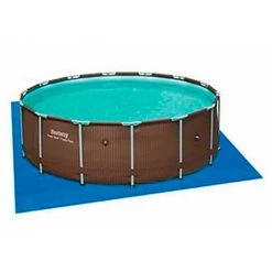 Piscine Hors Sol Tubulaire Bestway Power Steel Ronde Ø427x122 Cm Épurateur à Cartouche Bâche, Échelle -BESTWAY Soldes Boutique 53669644 4