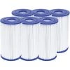 Lot De 6 Cartouches De Filtration Type III/A - Bestway - Blanc -BESTWAY Soldes Boutique 53961473 1
