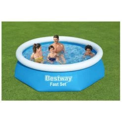 Pack BESTWAY Piscine Auto-portante Ronde - Fast Set - 244 X 61 Cm - Kit De Traitement De L'eau - Lot D'accessoires D'entretien - Bleu 9 Pack BESTWAY Piscine Auto-portante Ronde - Fast Set - 244 X 61 Cm - Kit De Traitement De L'eau - Lot D'accessoires D'entretien - Bleu -BESTWAY Soldes Boutique 54094923 3