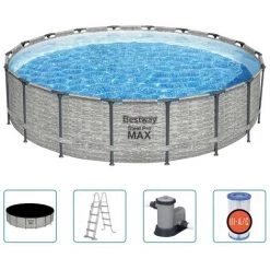 Piscine Power Steel 549x122 Cm Bestway - N/A