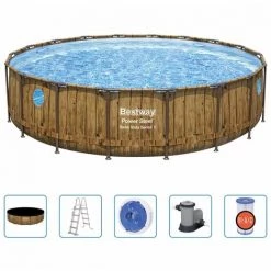 Ensemble De Piscine Power Steel 549x122 Cm Bestway - N/A