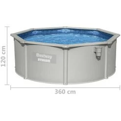Piscine Encadrée Hors Sol Ronde Hydrium 360x120 Cm Bestway - N/A -BESTWAY Soldes Boutique 54142378 3