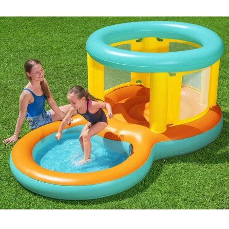 Centre De Jeux Aquatiques Jumptopia 239x142x102 Cm Bestway - Multicolore 4 Centre De Jeux Aquatiques Jumptopia 239x142x102 Cm Bestway - Multicolore – Image 2