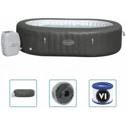 Cuve Thermale Ovale Lay-Z-Spa Mauritius Airjet Bestway - N/A