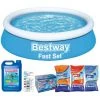 BESTWAY Pack Piscine Auto-portante - 183 X 51cm - 940L - Berling'o Désinfectant - Algicide Ravatop 12 % - Produits Pour PH - Ecodoses TAC - Bleu -BESTWAY Soldes Boutique 54737179 1