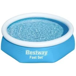 Piscine Ronde Fast Set 244x61 Cm Bleu Bestway - N/A