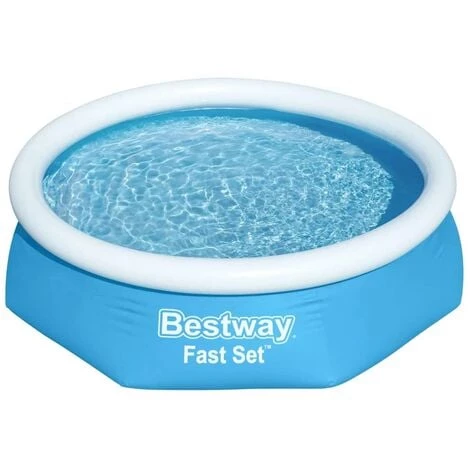 Piscine Ronde Fast Set 244x61 Cm Bleu Bestway - N/A 3 Piscine Ronde Fast Set 244x61 Cm Bleu Bestway - N/A
