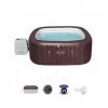 Spa Gonflable Bestway Lay-Z-Spa Maldives Carré 5 à 7 Places Hydrojet Pro - Marron