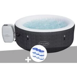 Kit Spa Gonflable Bestway Lay-Z-Spa Havana Rond Airjet 2/4 Places + 6 Filtres