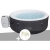 Kit Spa Gonflable Bestway Lay-Z-Spa Havana Rond Airjet 2/4 Places + Porte-gobelets