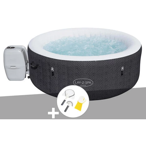 Kit Spa Gonflable Bestway Lay-Z-Spa Havana Rond Airjet 2/4 Places + Kit De Nettoyage 3 Kit Spa Gonflable Bestway Lay-Z-Spa Havana Rond Airjet 2/4 Places + Kit De Nettoyage