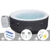 Kit Spa Gonflable Bestway Lay-Z-Spa Havana Rond Airjet 2/4 Places + 6 Filtres + Kit Traitement Brome + Kit De Nettoyage -BESTWAY Soldes Boutique 55406173 1