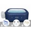 Kit Spa Gonflable Bestway Lay-Z-Spa Hawaii Carré Airjet 4/6 Places + 6 Filtres + Kit Traitement Brome + Porte-gobelets -BESTWAY Soldes Boutique 55406236 1