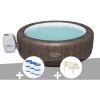 Kit Spa Gonflable Bestway Lay-Z-Spa St Moritz Rond Airjet 5/7 Places + 6 Filtres + Porte-gobelets -BESTWAY Soldes Boutique 55406268 1