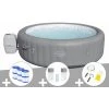 Kit Spa Gonflable Bestway Lay-Z-Spa Grenada Rond Airjet 6/8 Places + 6 Filtres + Kit Traitement Brome + Kit De Nettoyage -BESTWAY Soldes Boutique 55406305 1