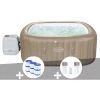 Kit Spa Gonflable Bestway Lay-Z-Spa Palma Carré Hydrojet Pro 5/7 Places + 6 Filtres + Kit Traitement Brome -BESTWAY Soldes Boutique 55406326 1