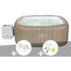 Kit Spa Gonflable Bestway Lay-Z-Spa Palma Carré Hydrojet Pro 5/7 Places + Porte-gobelets + Kit De Nettoyage -BESTWAY Soldes Boutique 55406340 1