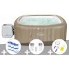 Kit Spa Gonflable Bestway Lay-Z-Spa Palma Carré Hydrojet Pro 5/7 Places + 6 Filtres + Kit Traitement Brome + Kit De Nettoyage -BESTWAY Soldes Boutique 55406344 1