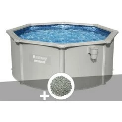 Kit Piscine Acier Ronde Bestway Hydrium 3,00 X 1,20 Cm + 10 Kg De Zéolite