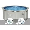 Kit Piscine Acier Ronde Bestway Hydrium 3,00 X 1,20 Cm + Kit De Traitement Au Chlore + Kit D'entretien Deluxe -BESTWAY Soldes Boutique 55406444 1