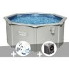 Kit Piscine Acier Ronde Bestway Hydrium 3,00 X 1,20 Cm + Kit D'entretien Deluxe + Pompe à Chaleur -BESTWAY Soldes Boutique 55406449 1