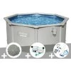 Kit Piscine Acier Ronde Bestway Hydrium 3,00 X 1,20 Cm + 10 Kg De Zéolite + Kit De Traitement Au Chlore + Kit D'entretien Deluxe -BESTWAY Soldes Boutique 55406452 1