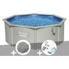 Kit Piscine Acier Ronde Bestway Hydrium 3,60 X 1,20 Cm + 10 Kg De Zéolite + Kit D'entretien Deluxe