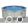 Kit Piscine Acier Ronde Bestway Hydrium 3,60 X 1,20 Cm + 10 Kg De Zéolite + Pompe à Chaleur -BESTWAY Soldes Boutique 55406458 1