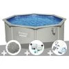 Kit Piscine Acier Ronde Bestway Hydrium 3,60 X 1,20 Cm + 10 Kg De Zéolite + Kit De Traitement Au Chlore + Kit D'entretien Deluxe -BESTWAY Soldes Boutique 55406471 1