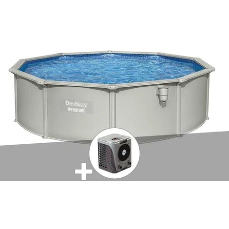 Kit Piscine Acier Ronde Bestway Hydrium 4,60 X 1,20 Cm + Pompe à Chaleur 3 Kit Piscine Acier Ronde Bestway Hydrium 4,60 X 1,20 Cm + Pompe à Chaleur
