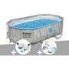 Kit Piscine Tubulaire Ovale Bestway Power Steel SwimVista Avec Hublots 4,27 X 2,50 X 1,00 M + Kit De Traitement Au Chlore + Kit D'entretien Deluxe 1 Kit Piscine Tubulaire Ovale Bestway Power Steel SwimVista Avec Hublots 4,27 X 2,50 X 1,00 M + Kit De Traitement Au Chlore + Kit D'entretien Deluxe -BESTWAY Soldes Boutique 55406530 1