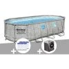 Kit Piscine Tubulaire Ovale Bestway Power Steel SwimVista Avec Hublots 5,49 X 2,74 X 1,22 M + 6 Cartouches De Filtration + Pompe à Chaleur 2 Kit Piscine Tubulaire Ovale Bestway Power Steel SwimVista Avec Hublots 5,49 X 2,74 X 1,22 M + 6 Cartouches De Filtration + Pompe à Chaleur -BESTWAY Soldes Boutique 55406540 1