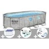 Kit Piscine Tubulaire Ovale Bestway Power Steel SwimVista Avec Hublots 5,49 X 2,74 X 1,22 M + 6 Cartouches De Filtration + Kit De Traitement Au Chlore + Kit D'entretien Deluxe 2 Kit Piscine Tubulaire Ovale Bestway Power Steel SwimVista Avec Hublots 5,49 X 2,74 X 1,22 M + 6 Cartouches De Filtration + Kit De Traitement Au Chlore + Kit D'entretien Deluxe -BESTWAY Soldes Boutique 55406547 1