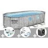 Kit Piscine Tubulaire Ovale Bestway Power Steel SwimVista Avec Hublots 5,49 X 2,74 X 1,22 M + Kit De Traitement Au Chlore + Kit D'entretien Deluxe + Pompe à Chaleur 1 Kit Piscine Tubulaire Ovale Bestway Power Steel SwimVista Avec Hublots 5,49 X 2,74 X 1,22 M + Kit De Traitement Au Chlore + Kit D'entretien Deluxe + Pompe à Chaleur -BESTWAY Soldes Boutique 55406550 1