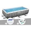 Kit Piscine Tubulaire Rectangulaire Bestway Power Steel 4,04 X 2,01 X 1,00 M + 6 Cartouches De Filtration + Kit De Traitement Au Chlore 1 Kit Piscine Tubulaire Rectangulaire Bestway Power Steel 4,04 X 2,01 X 1,00 M + 6 Cartouches De Filtration + Kit De Traitement Au Chlore -BESTWAY Soldes Boutique 55406566 1