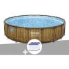 Kit Piscine Tubulaire Ronde Bestway Power Steel Avec Hublots 5,49 X 1,22 M + 6 Cartouches De Filtration -BESTWAY Soldes Boutique 55406604 1
