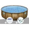 Kit Piscine Tubulaire Ronde Bestway Power Steel Avec Hublots 4,88 X 1,22 M + 6 Cartouches De Filtration + Kit De Traitement Au Chlore -BESTWAY Soldes Boutique 55406621 1